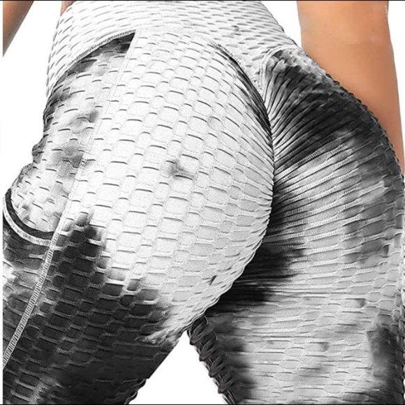 ZDFER Pants - LEGGINGS Tik Tok Butt Lift Black and White L